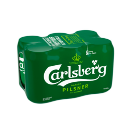 Carlsberg Beer 320ml [6 pack / 24 pack] - Carlsberg 6-pack