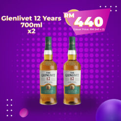 Glenlivet 12 Years Bundle Deal (700ml x 2)