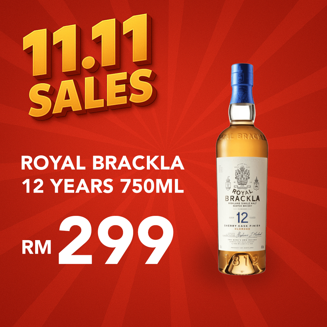 Royal Brackla 12 Years 750ml (11.11 Singles Day Sale)
