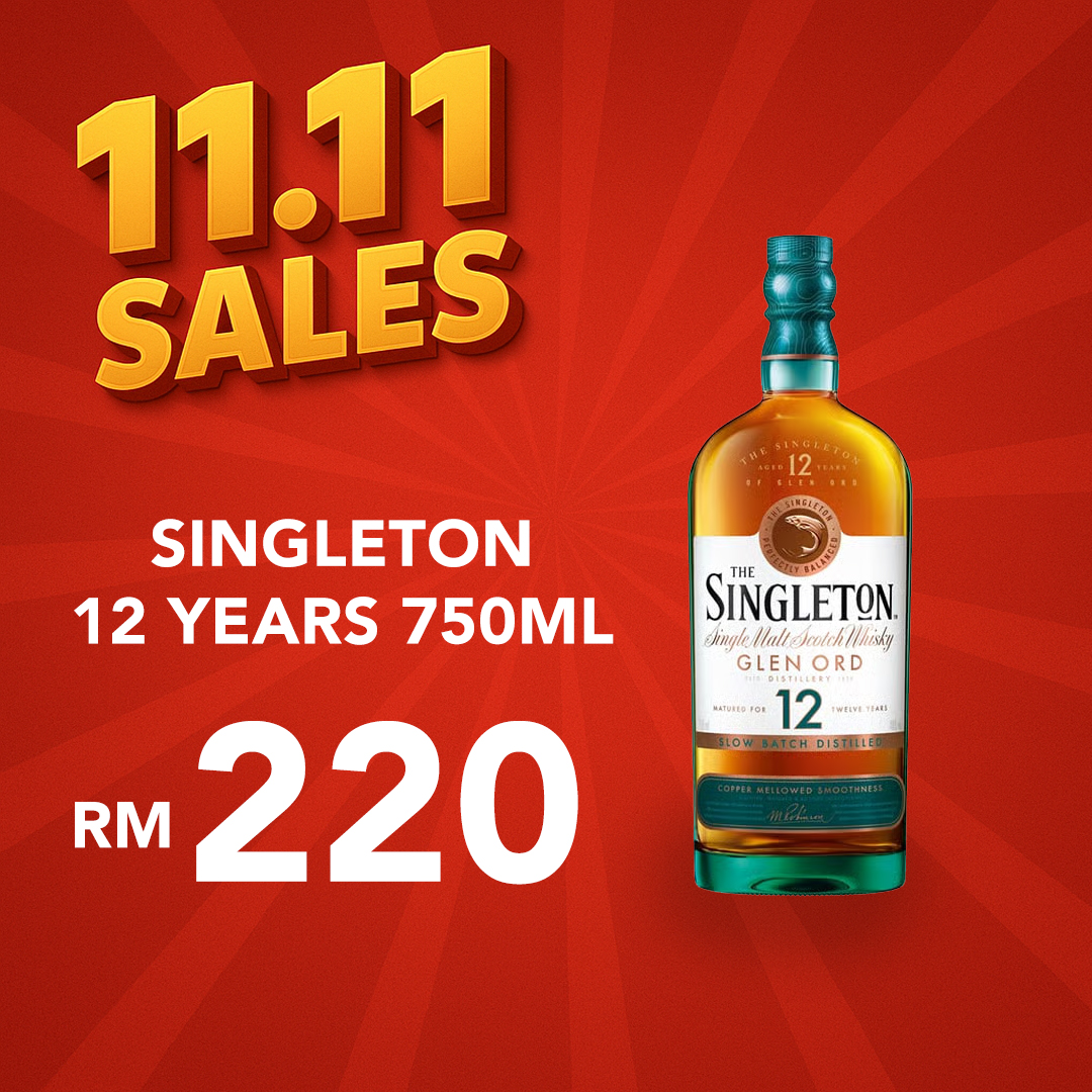 Singleton 12 Years Glen Ord 750ml (11.11 Singles Day Sale)