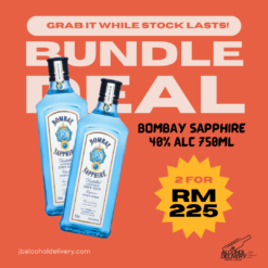 Bombay Sapphire 47% Alc Bundle (750ml x 2)