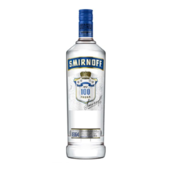 Smirnoff Blue Triple Distilled 100 Proof Vodka 700ml